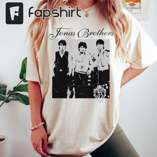 Jonas Brothers Vintage T-Shirt, Jonas Five Albums One Night Tour Shirt, Jonas Brothers 2023 Tour Shirt, Jonas 90’s Tee, Comfort Colors Shirt