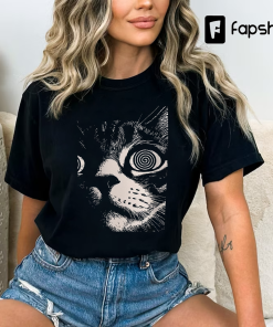 Psychedelic Cat T-Shirt | Trippy Shirt |…