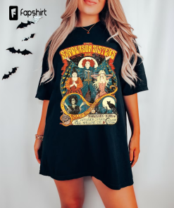 Witch Tee, Witch Sisters Vintage Style Halloween,…