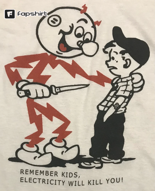 Don’t fuck with Mr. Electricity white t-shirt any size