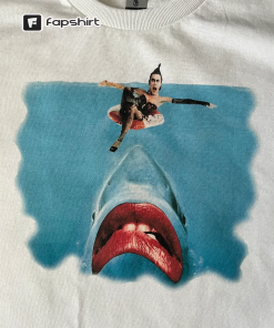 NEW! Sharky Horror Picture Show white t-shirt…