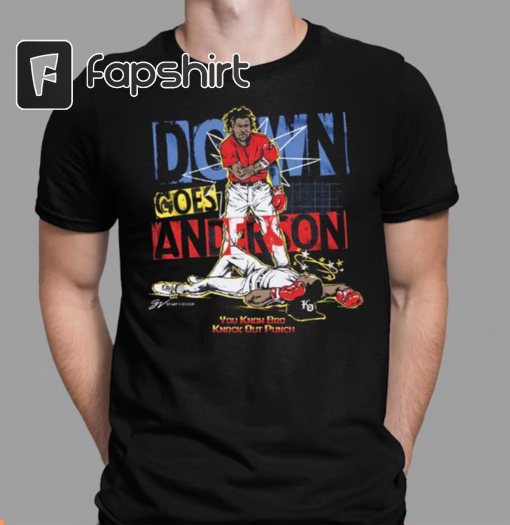 Down Goes Anderson Shirt Boxing, Tim Anderson Jose Ramirez Shirt