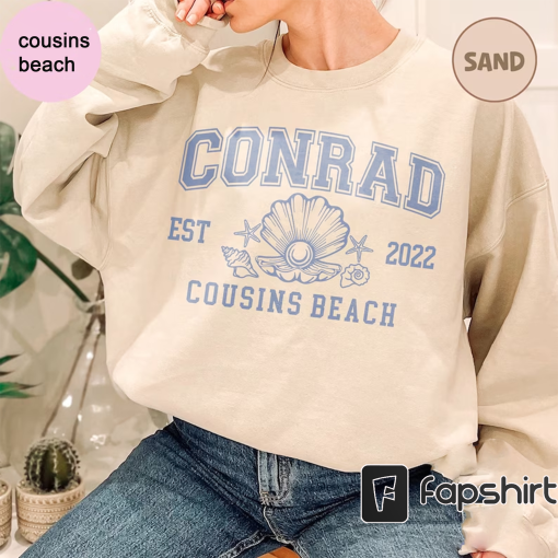 Cousins Beach Sweatshirt, The Summer Shirt, Team Jeremiah, Team Conrad, Summer Trendy Shirt, Steven, Belly, Family Vacation Shirt, Beach Tee