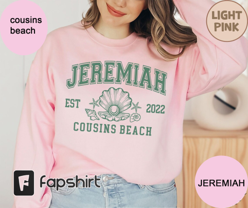 Cousins Beach Sweatshirt, The Summer Shirt, Team Jeremiah, Team Conrad, Summer Trendy Shirt, Steven, Belly, Family Vacation Shirt, Beach Tee