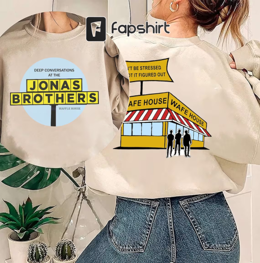 Waffle House Jonas Brothers Shirt, The Album Merch 2 Side Unisex Shirt, Waffle House Sweatshirt, Jonas Brothers Merch, Waffle House Tee Gift