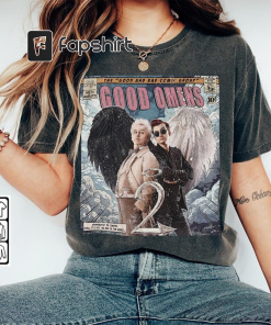 Good Omens Movie Comic Shirt, Crowley 90S…