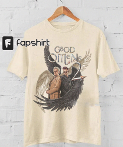 Good Omens Movie Shirt, Crowley Vintage 90s…