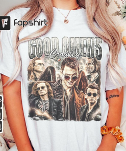 Good Omens Movie Shirt, Crowley Vintage 90s…