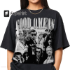 Good Omens Vintage Retro Fanart Shirt, Crowley X Aziraphale Sweatshirt, Trending Movie Shirt, Good Omens Movie Comic Shirt, Good Omens Merc