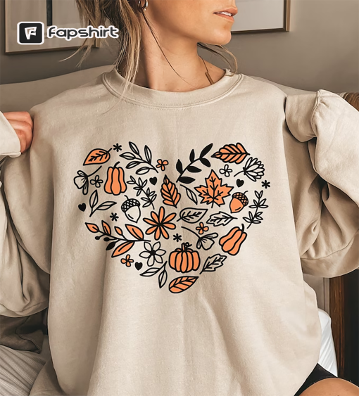 Cottagecore Fall Sweatshirt for Women, Vintage Halloween Sweatshirt, Thanksgiving Crewneck, Pumpkin Patch Autumn Sweater