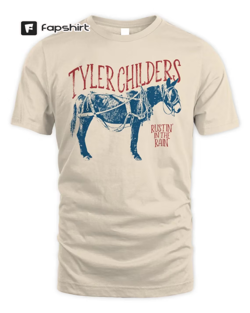 Tyler Childers Rustin’ In The Rain Logo 2023 T Shirt Hoodie Sweatshirt Sand