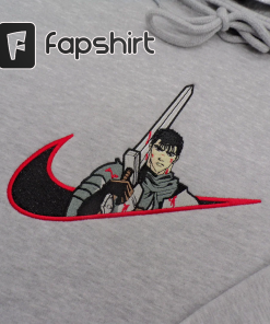 Embroidered Berserk Guts Vintage Shirt, Anime Manga…