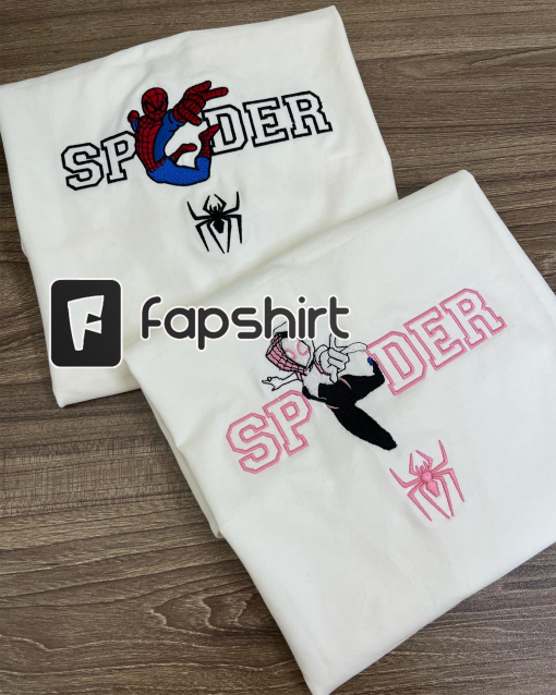 Gwen.stacy x Spider-P.unk Embroidered Sweatshirt, Spider-Man Across The Spider-Verse Sweatshirt, Spider-Army shirt