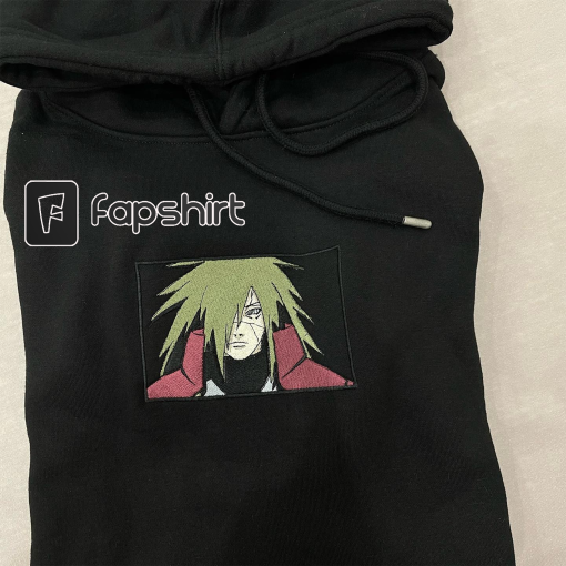 Hatred Embroidered Hoodie Embroidery, crewneck, kawaii, y2k, twitch, stream, otaku, cute, harajuku, anime hoodies, Madara, Uchiha