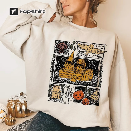 Retro Harvest Festival Pottsfield Sweatshirt, Halloween gift Shirt, Halloween Tee, Over The Garden Wall Pottsfield Pumpkin, I smell children