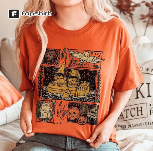 Retro Harvest Festival Pottsfield Sweatshirt, Halloween gift Shirt, Halloween Tee, Over The Garden Wall Pottsfield Pumpkin, I smell children