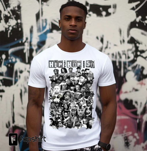 Hip Hop 50 Years | R & B History Graphic Tee | Black History Music Graphic Tee