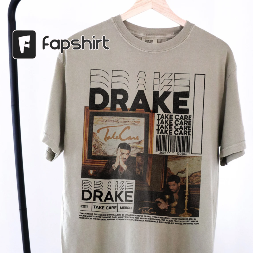 Vintage Drake Comfort Colors Shirt, Drake 90s Vintage Shirt, Drake Take Care Shirt, Drake Merch, Hiphop Rapper Shirt, Graphic Unisex Tee