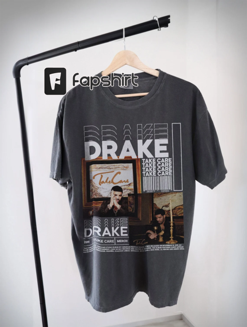 Vintage Drake Comfort Colors Shirt, Drake 90s Vintage Shirt, Drake Take Care Shirt, Drake Merch, Hiphop Rapper Shirt, Graphic Unisex Tee