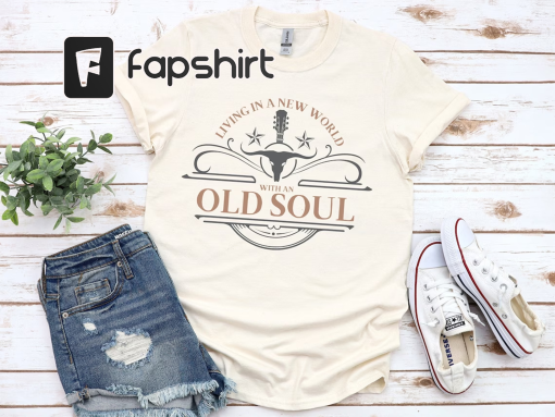 Rich Men North of Richmond Shirt | Oliver Anthony Shirt | Living in a New World with an Old Soul Shirt | Country Music Graphic Tshirt