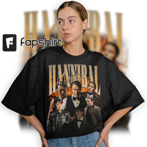 Limited HANNIBAL LECTER Vintage T-Shirt, Graphic T-shirt, Retro 90’s Fans Homage T-shirt, Gift For Women and Men