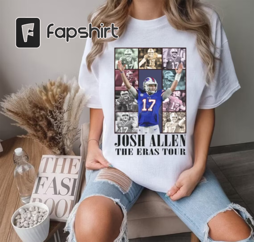 Josh Allen The Eras Tour Shirt, Josh Allen T-Shirt, Football Sweatshirt, Gift For Football Fan