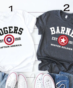 Barnes And Rogers Shirt, Captain America Winter…