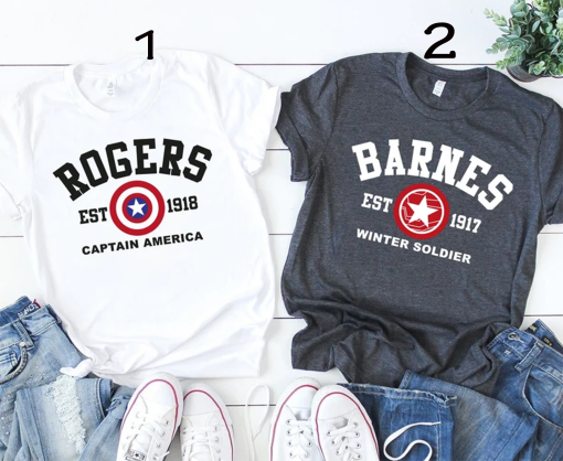 Barnes And Rogers Shirt, Captain America Winter Soldier Shirt, Steve Rogers Bucky Barnes Shirt, Barnes 1917, Rogers 1918 Shirt