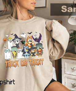 Bluey Trick or Treat Shirt, Bluey Halloween…