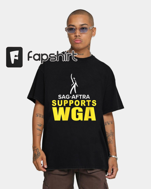 SAG AFTRA Support WGA T-Shirt, Actor strike, Sag actor strike, sag-aftra strike Sweatshirt, Hoodie