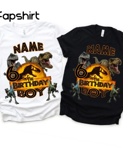 Jurassic Park Dinosaur Birthday Family T-shirts. Jurassic…