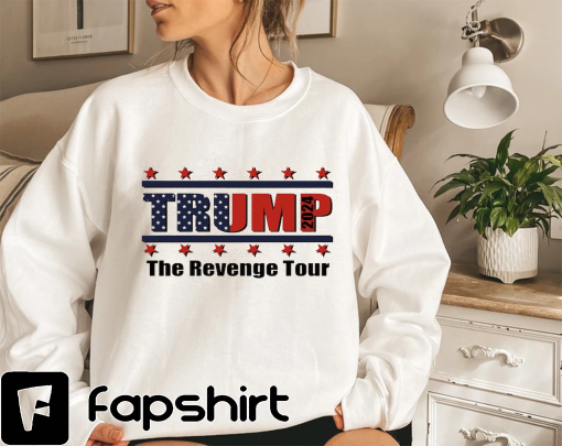 Trump 2024 Revenge Tour Shirt, Donald Trump T-Shirt, Trump Crewneck Tee