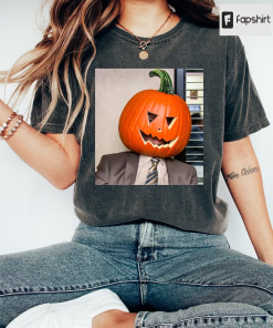 Dwight Pumpkin Head Cotton T-Shirt – The…