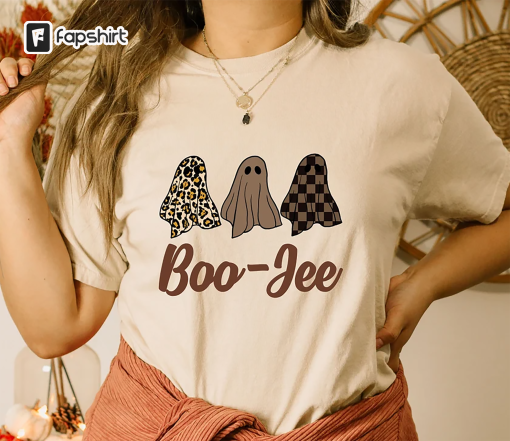 Boo-Jee Shirt, Retro Ghost Shirt, Spooky Season, Halloween Party, Funny Halloween Shirt, Cute Ghost Shirt, Pumpkin Tee, Halloween Costume