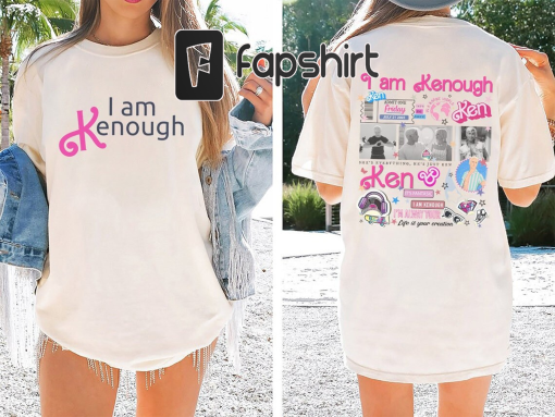 Comfort Colors® Kenough Shirt, I am Kenough Shirt, enough tee, barbie shirt, barbie movie, I am enough shirt