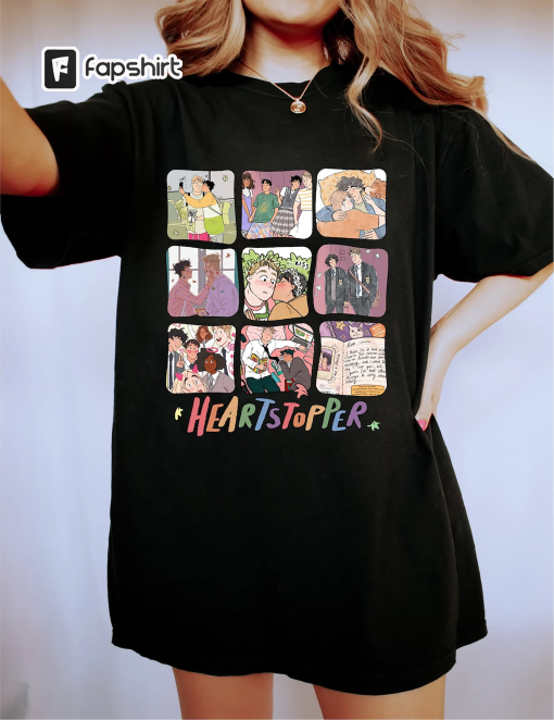 Heartstopper Comfort Colors Shirt, Heartstopper Merch, LGBT Pride Shirt, Nick Nelson Shirt, Nick And Charlie, Bookish Shirt, Alice Oseman