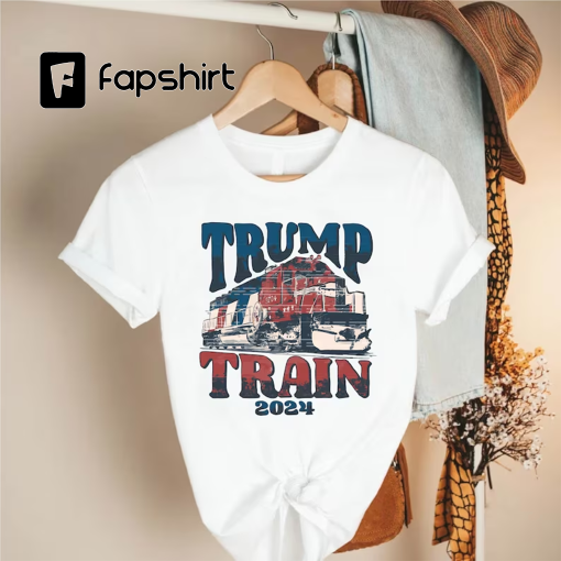 Trump Train 2024 Shirt,Trump Election 2024 Tee,Trump Republican T-shirt,Donald Trump For President,Republican Gift,Trump Supporter Shirt