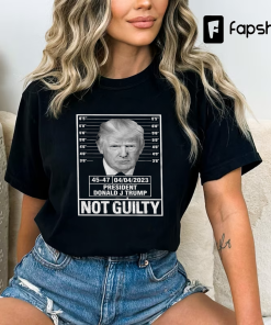 Donald Trump Police Mugshot Photo T-shirt Not…