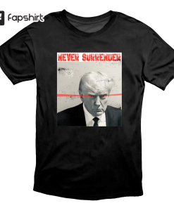 Donald Trump Never Surrender Meme Politics T…