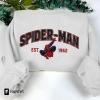 Vintage Floral S.pider Man Across The Spider Verse Shirt, Miles Morales, S.pider Gwen, Spider 2099, S.pider Punk, S.pider Man, M.arvel Gifts