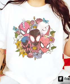 Vintage Floral S.pider Man Across The Spider…