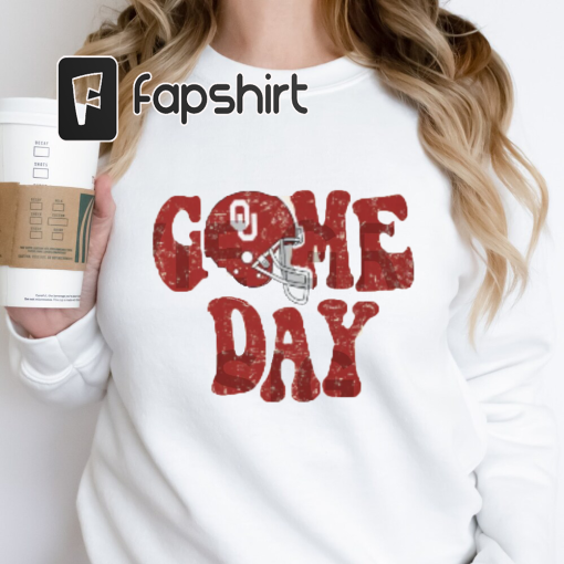 Oklahoma Game Day Shirt Retro Graphic Design shirt Distressed Logo Comfort Colors Football Fan Apparel College tee Cute Oklahoma Student tee