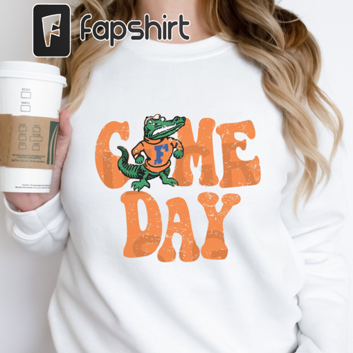 Florida Game Day Shirt Retro Graphic Design t-shirt Distressed Logo Comfort Colors t-shirt Football Fan Apparel College tee Student t-shirt