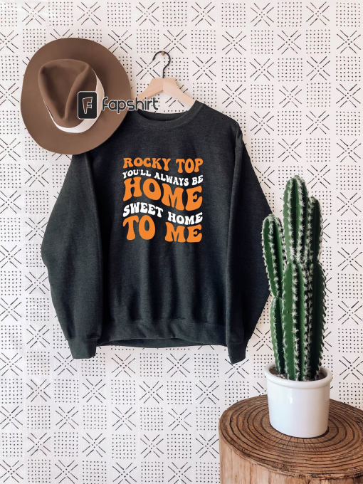 Tennessee Sweatshirt, Vols Hoodie, College Crewneck, Tennessee Football Sweater, Rocky Top Home Sweet Home Sweatshirt and Hoodie