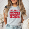 Saturdays Hit Harder in South Bend Shirt, College Football, Shirts for Men and Women, Gameday Shirt, Tailgate Shirt, College Football Gift