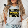 Saturdays Hit Harder in Nebraska Sweatshirt for Men and Women, Gameday Tailgate Sweatshirts, College Football Fan Gift, Game Day Shirt