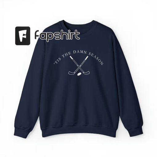 Tis The Damn Season Taylor Swift Evermore | Hockey Season Crewneck