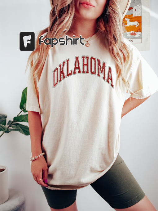 Comfort Colors, Oklahoma Shirt, Oklahoma Football Shirt, Oklahoma Tshirt, Vintage Oklahoma Shirt, Oklahoma Game Day, Oklahoma Football