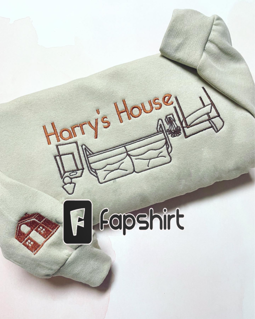 Harry’s House Embroidered Sweatshirt Hoodie, Harry’s House, Harry House, Harry house Crewneck, Harry House Shirt