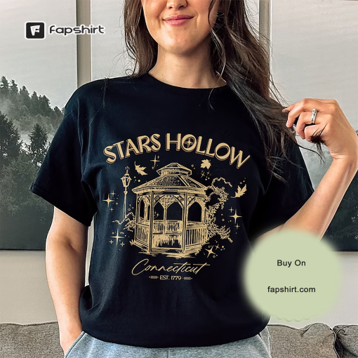 Stars Hollow Connecticut Comfort Colors Shirt, Cozy Fall Comfort Colors, Gilmore Girls Shirt, Retro Stars Hollow T Shirt